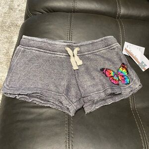 Vintage Havana girls shorts, large (14), gray